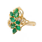 Bague Or jaune Emeraude - Castafiore