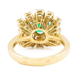 Bague Or jaune Emeraude - Castafiore