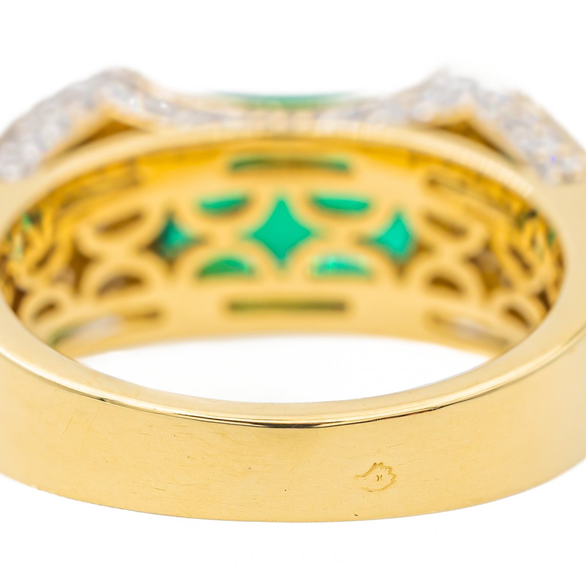 Bague Or jaune Emeraude - Castafiore