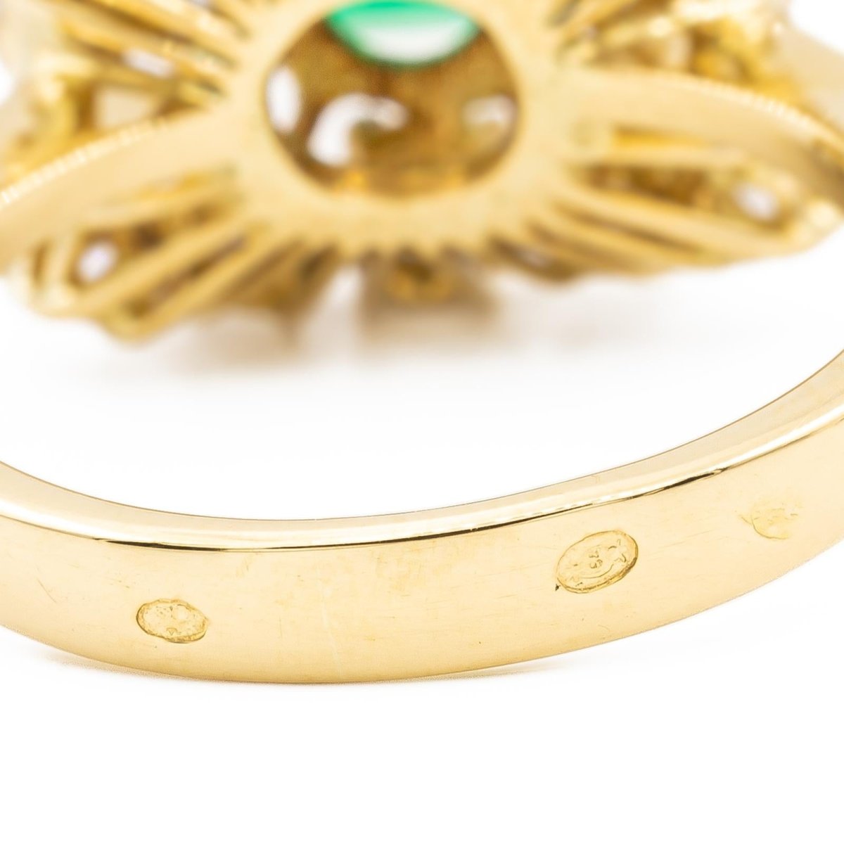 Bague Or jaune Emeraude - Castafiore