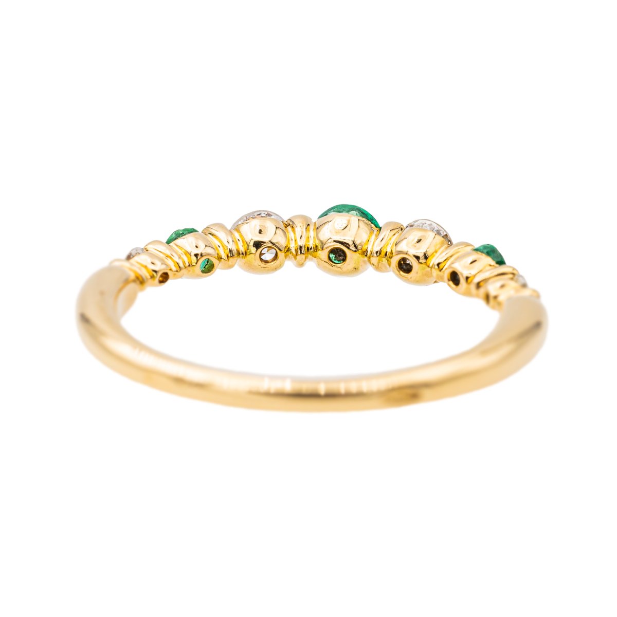 Bague Or jaune Emeraude - Castafiore