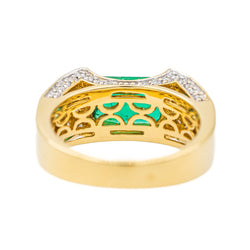 Bague Or jaune Emeraude - Castafiore