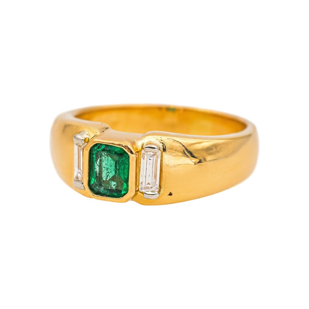 Bague Or jaune Emeraude - Castafiore