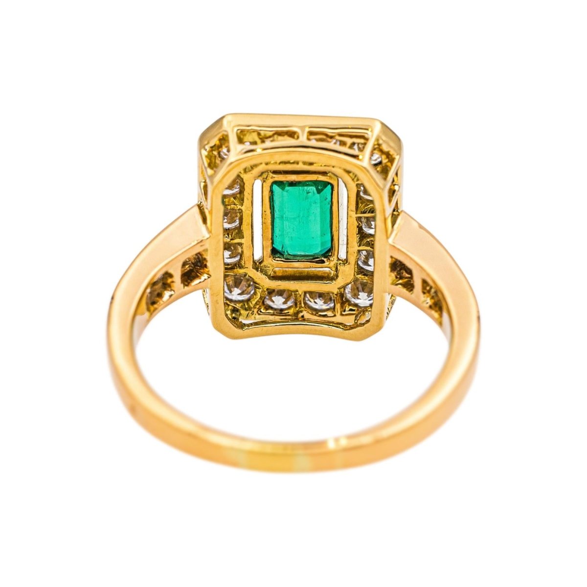 Bague Or jaune Emeraude - Castafiore