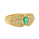 Bague Or jaune Emeraude - Castafiore