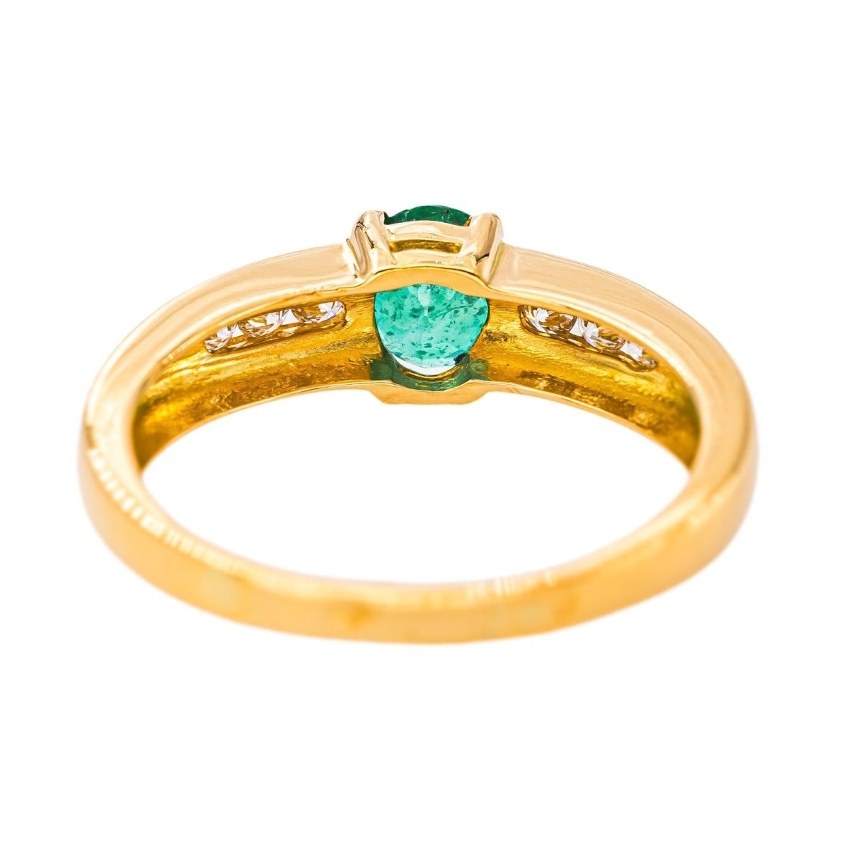 Bague Or jaune Emeraude - Castafiore