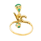 Bague Or jaune Emeraude - Castafiore