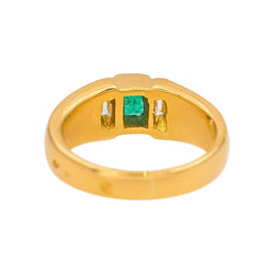 Bague Or jaune Emeraude - Castafiore