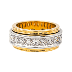 Bague Or jaune et Diamant - Castafiore