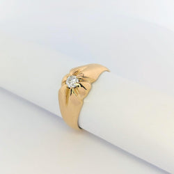 Bague or jaune et diamant - Castafiore