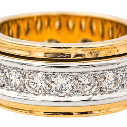 Bague Or jaune et Diamant - Castafiore