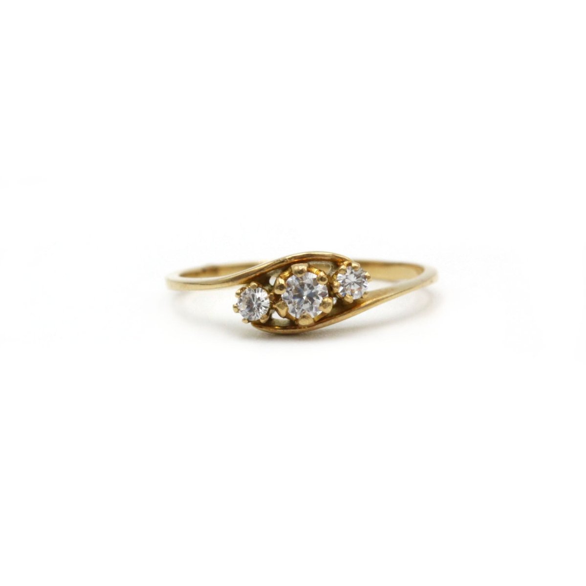 Bague - Or jaune et diamants - Castafiore