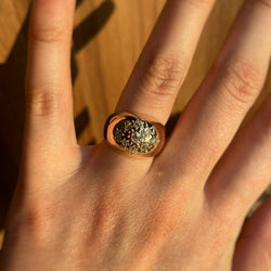 Bague - Or jaune et Diamants - Castafiore