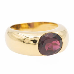 Bague Or jaune Grenat Almandin - Castafiore