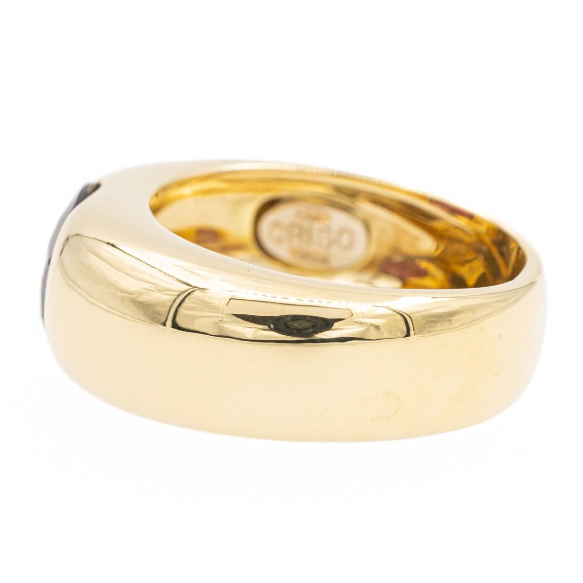 Bague Or jaune Grenat Almandin - Castafiore