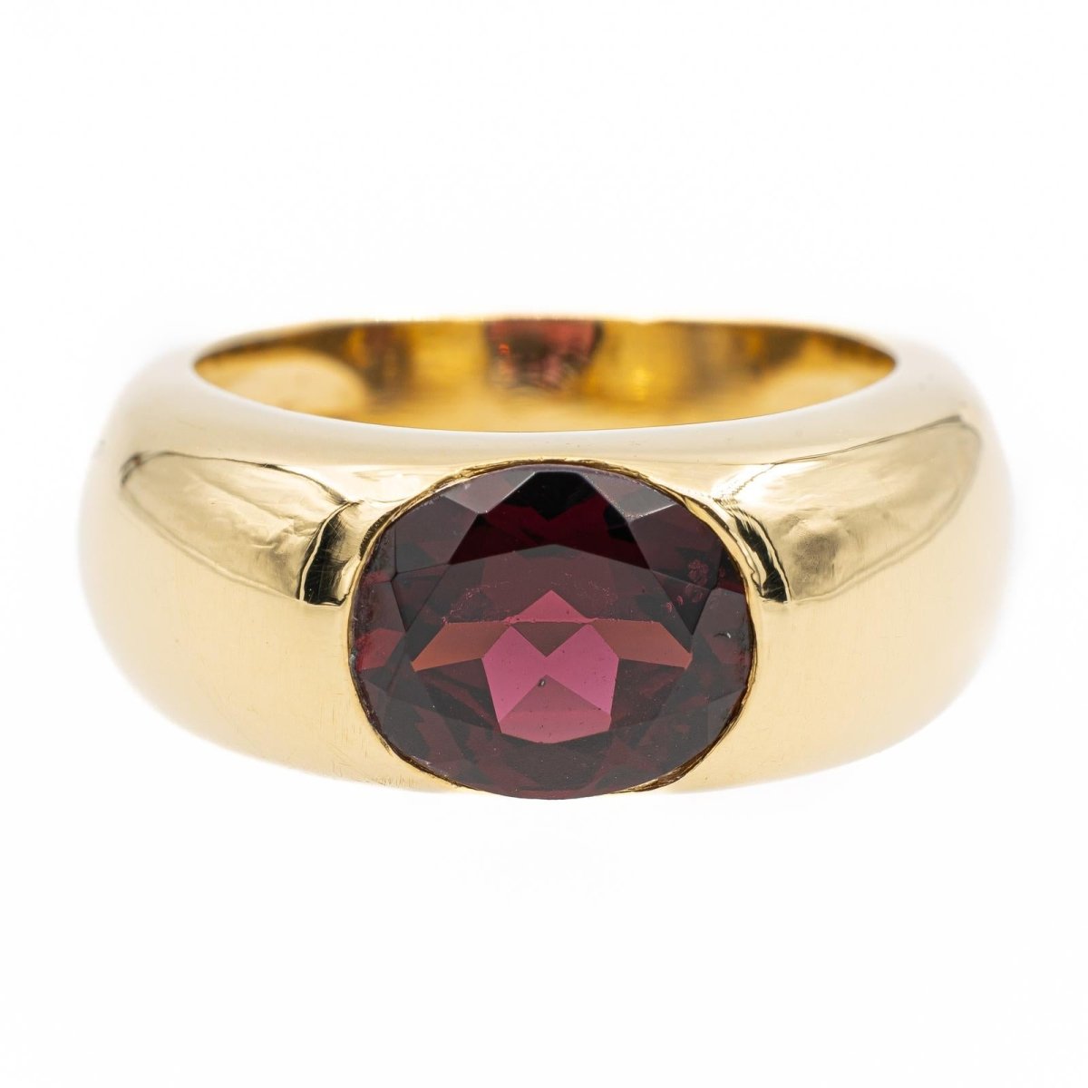 Bague Or jaune Grenat Almandin - Castafiore
