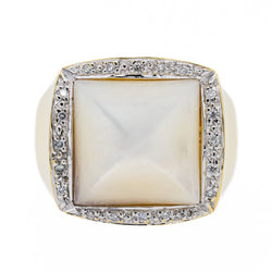 Bague Or jaune Nacre - Castafiore