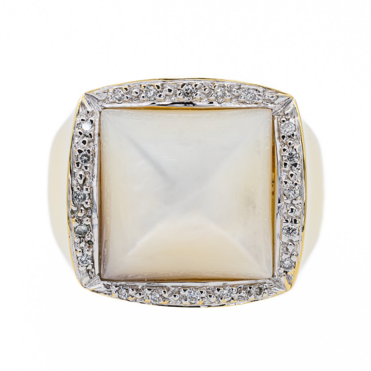 Bague Or jaune Nacre - Castafiore