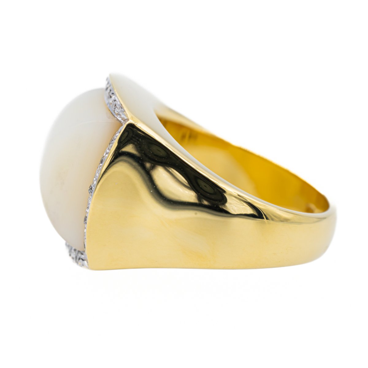 Bague Or jaune Nacre - Castafiore