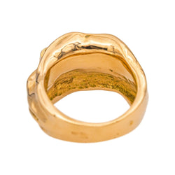 Bague Or jaune Opale - Castafiore