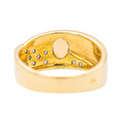 Bague Or jaune Opale - Castafiore