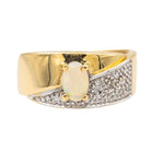 Bague Or jaune Opale - Castafiore