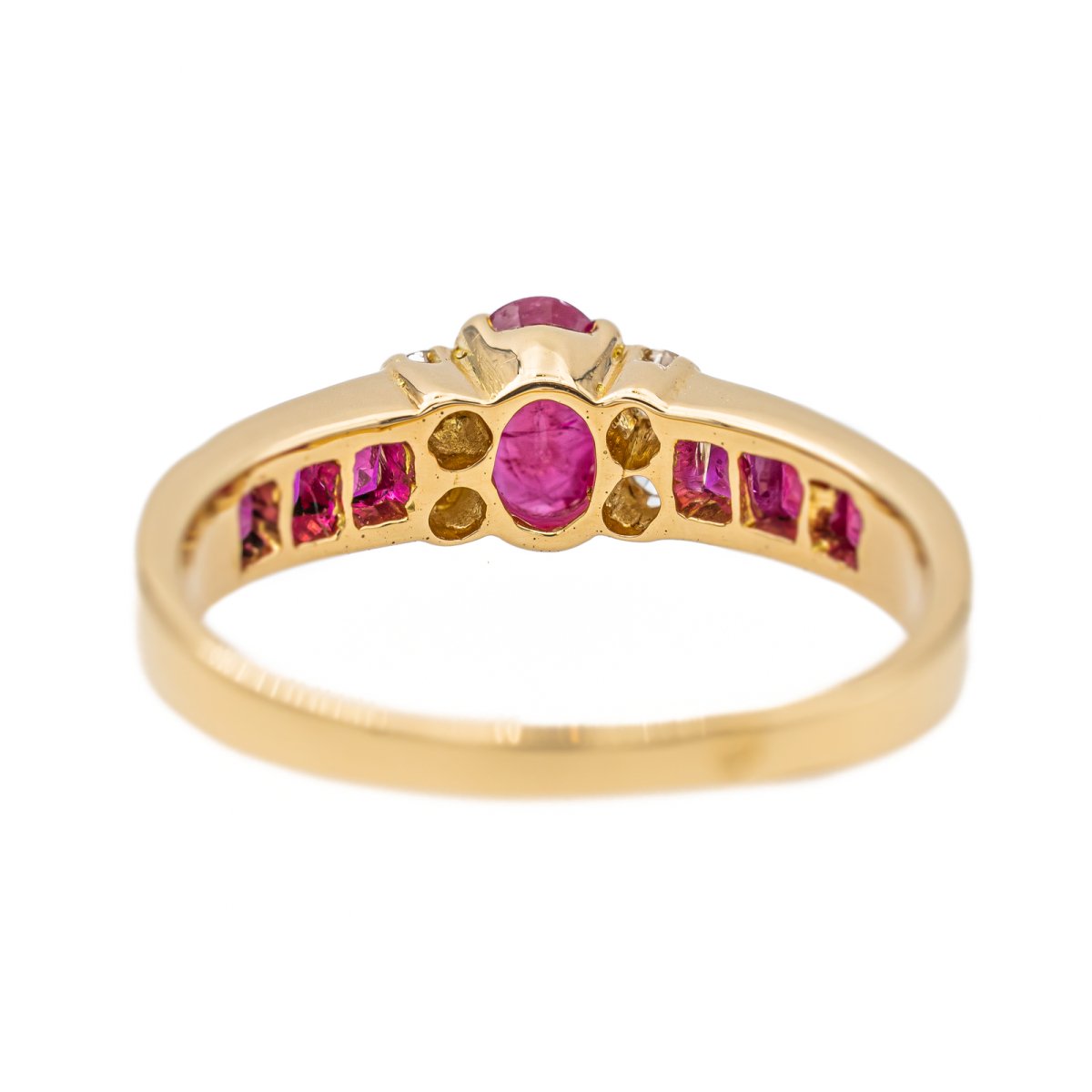 Bague Or jaune Rubis - Castafiore