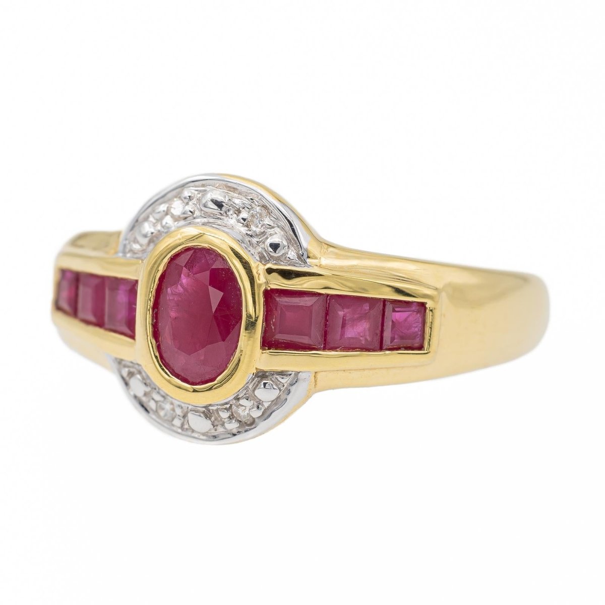 Bague Or jaune Rubis - Castafiore