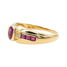 Bague Or jaune Rubis - Castafiore