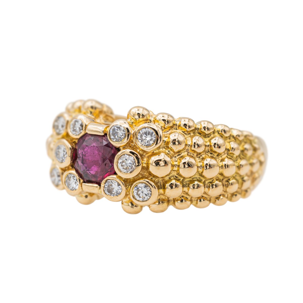 Bague Or jaune Rubis - Castafiore