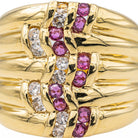 Bague Or jaune Rubis - Castafiore