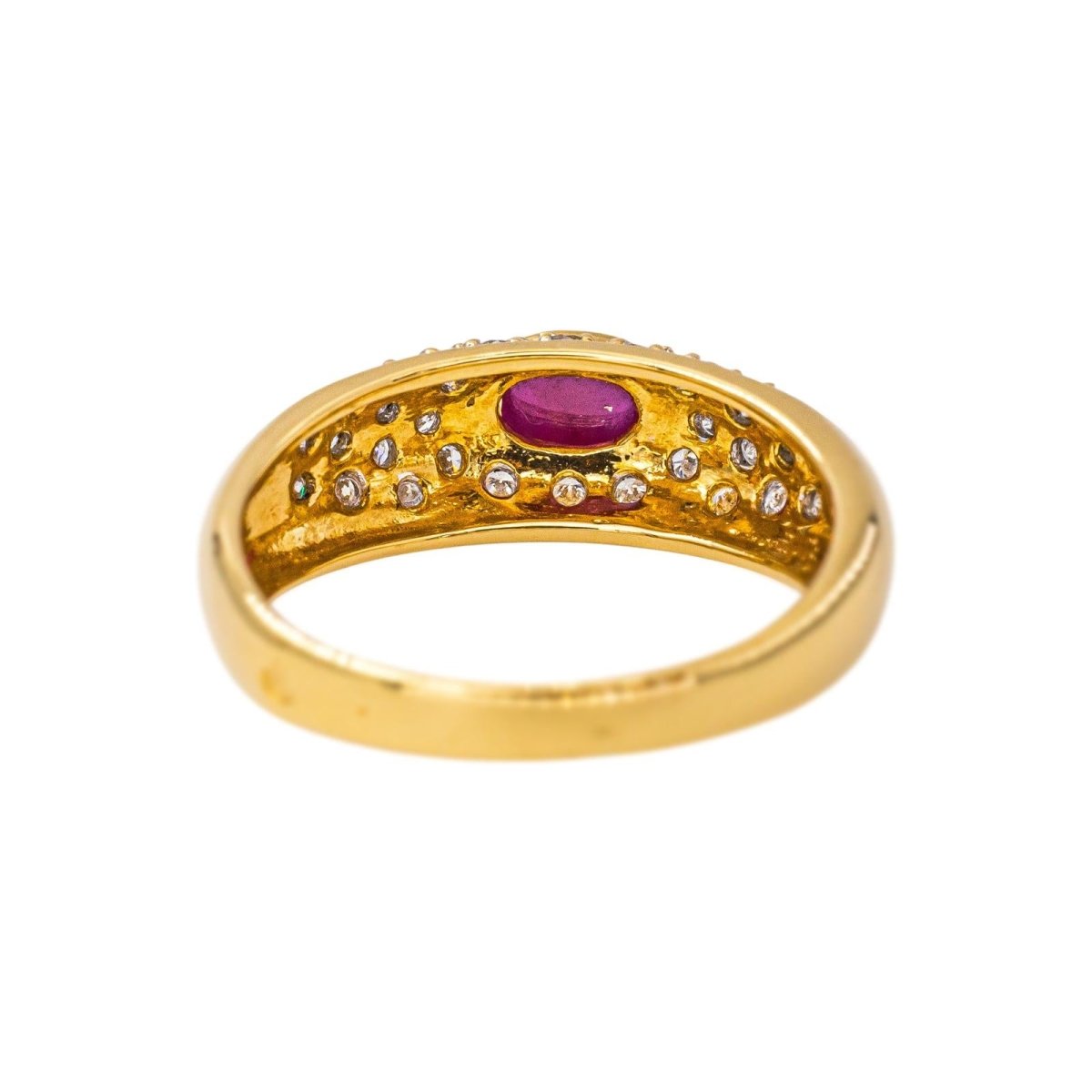 Bague Or jaune Rubis - Castafiore