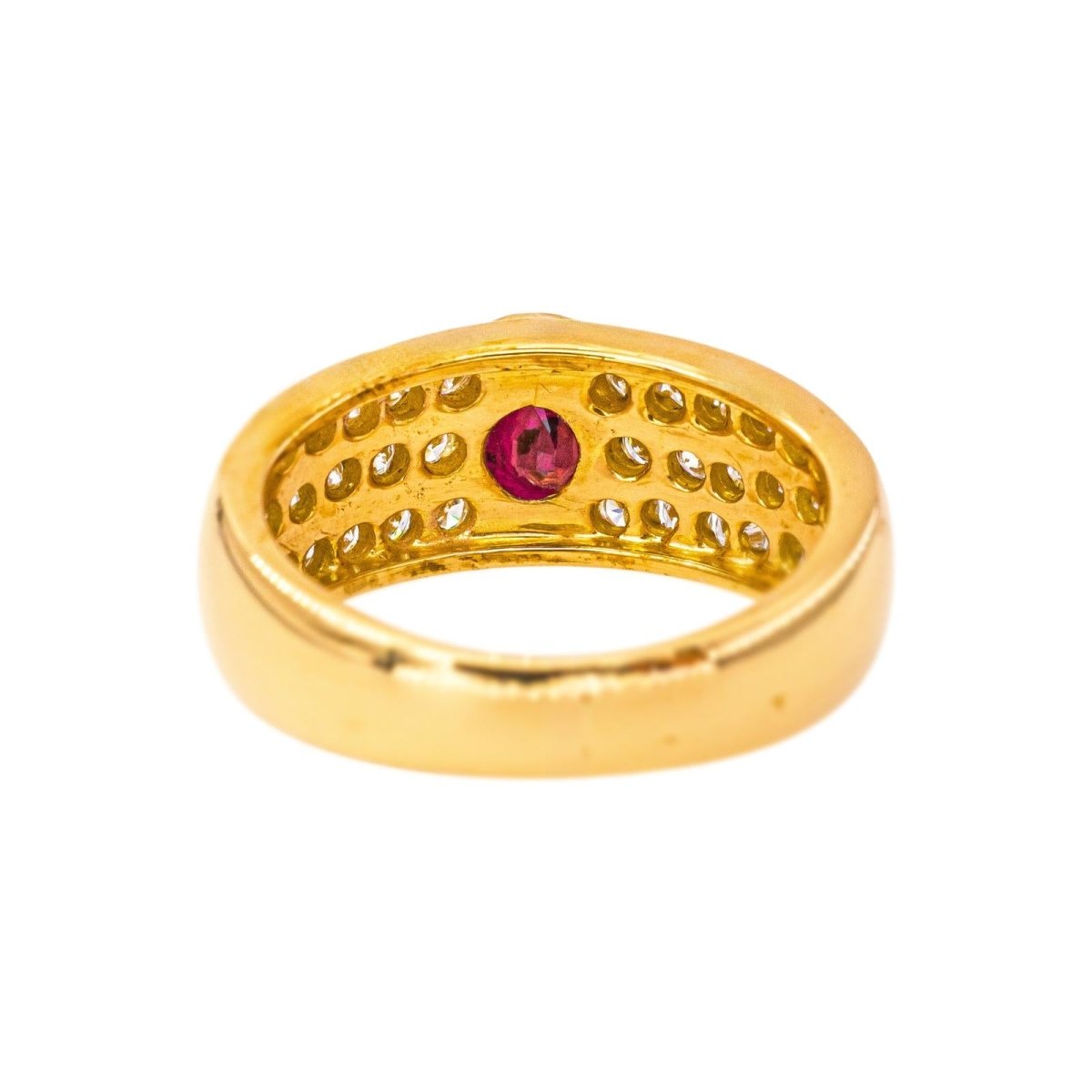 Bague Or jaune Rubis - Castafiore