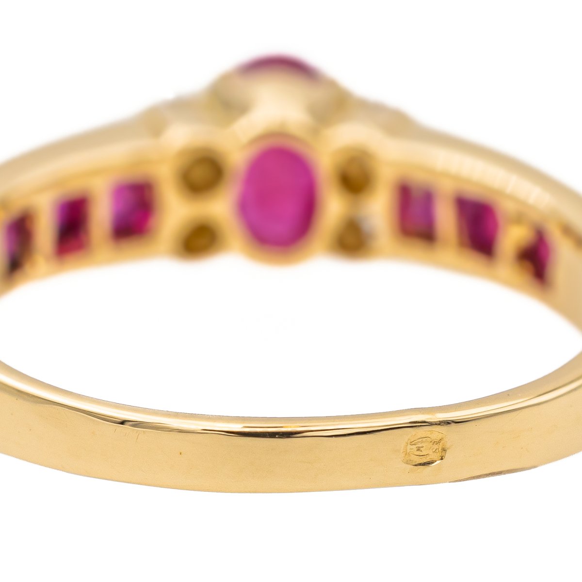 Bague Or jaune Rubis - Castafiore