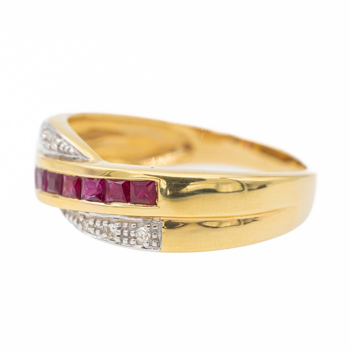 Bague Or jaune Rubis - Castafiore