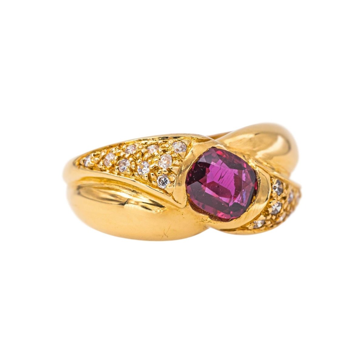 Bague Or jaune Rubis - Castafiore