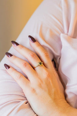 Bague Or jaune Saphir - Castafiore