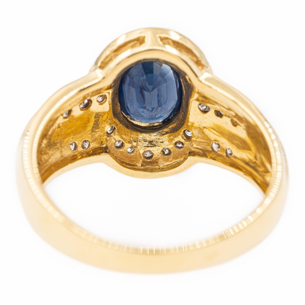 Bague Or jaune Saphir - Castafiore