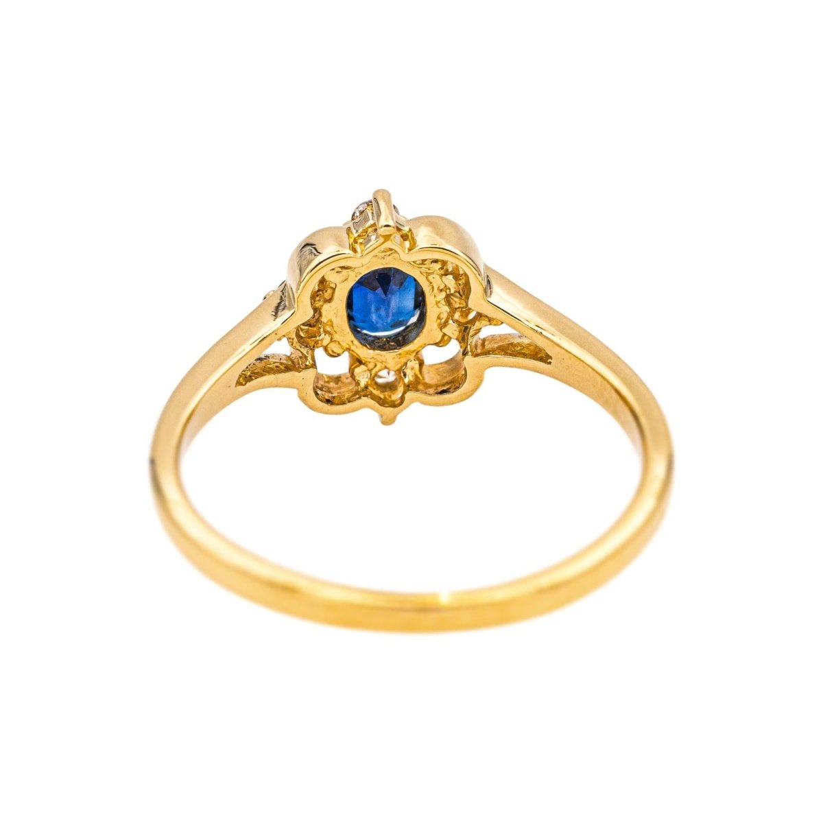 Ring Yellow gold Sapphire