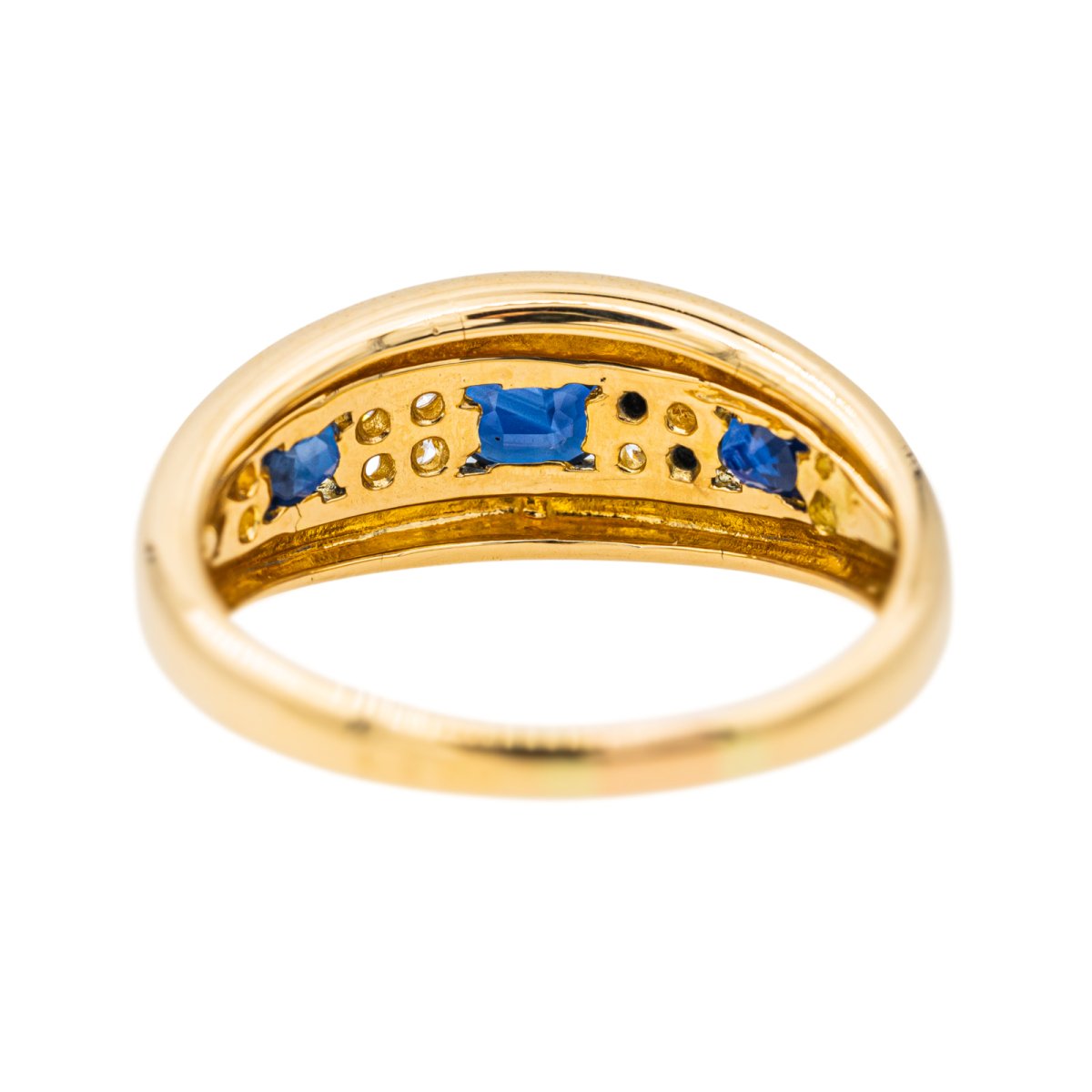 Bague Or jaune Saphir - Castafiore