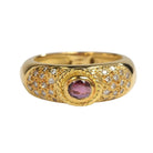 Bague Or jaune Saphir - Castafiore