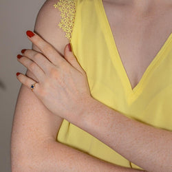 Ring Yellow gold Sapphire