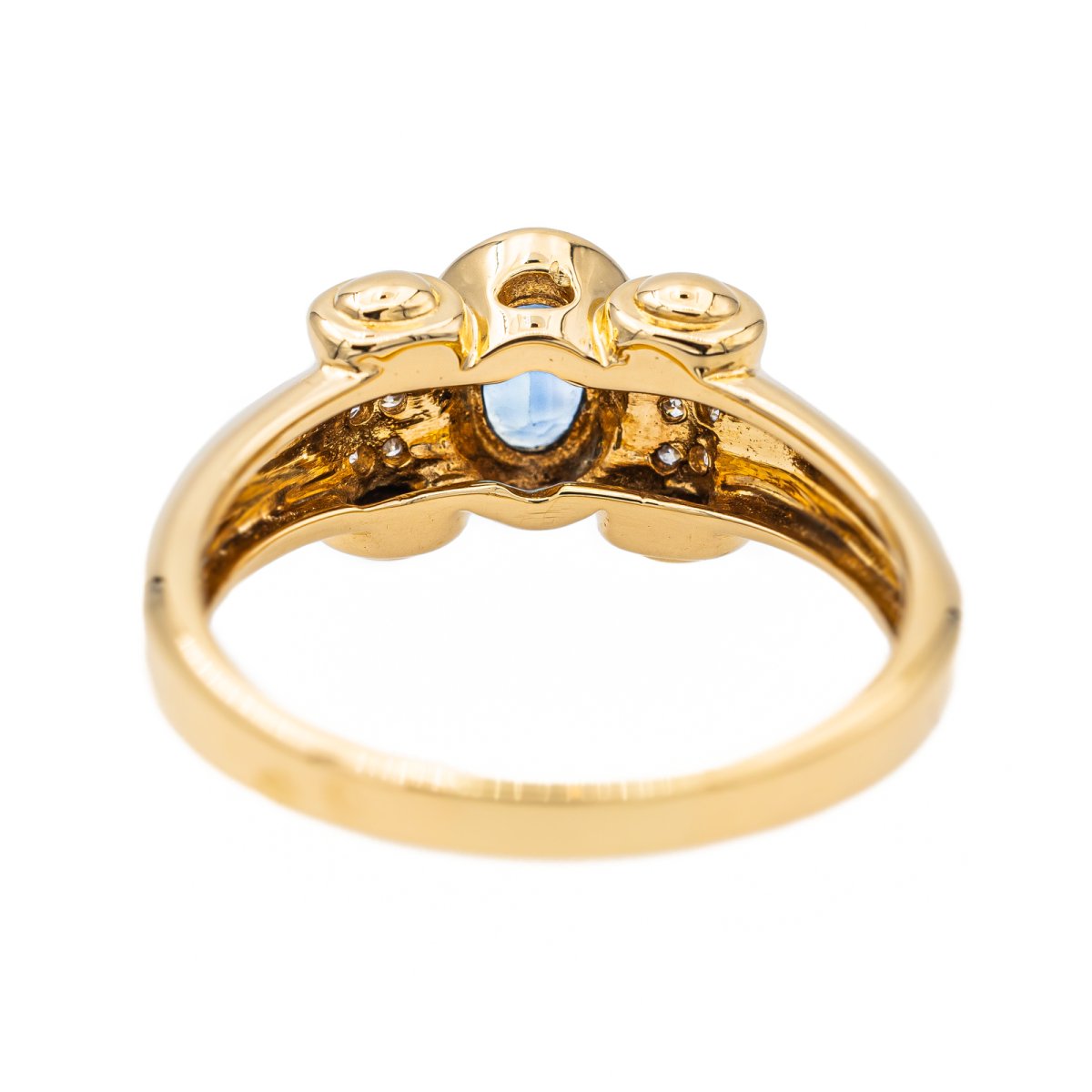 Bague Or jaune Saphir - Castafiore