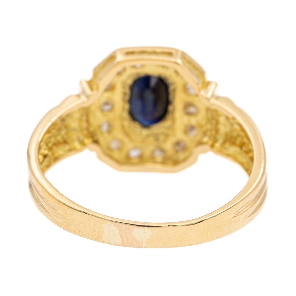 Bague Or jaune Saphir - Castafiore