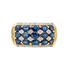 Bague Or jaune Saphir - Castafiore