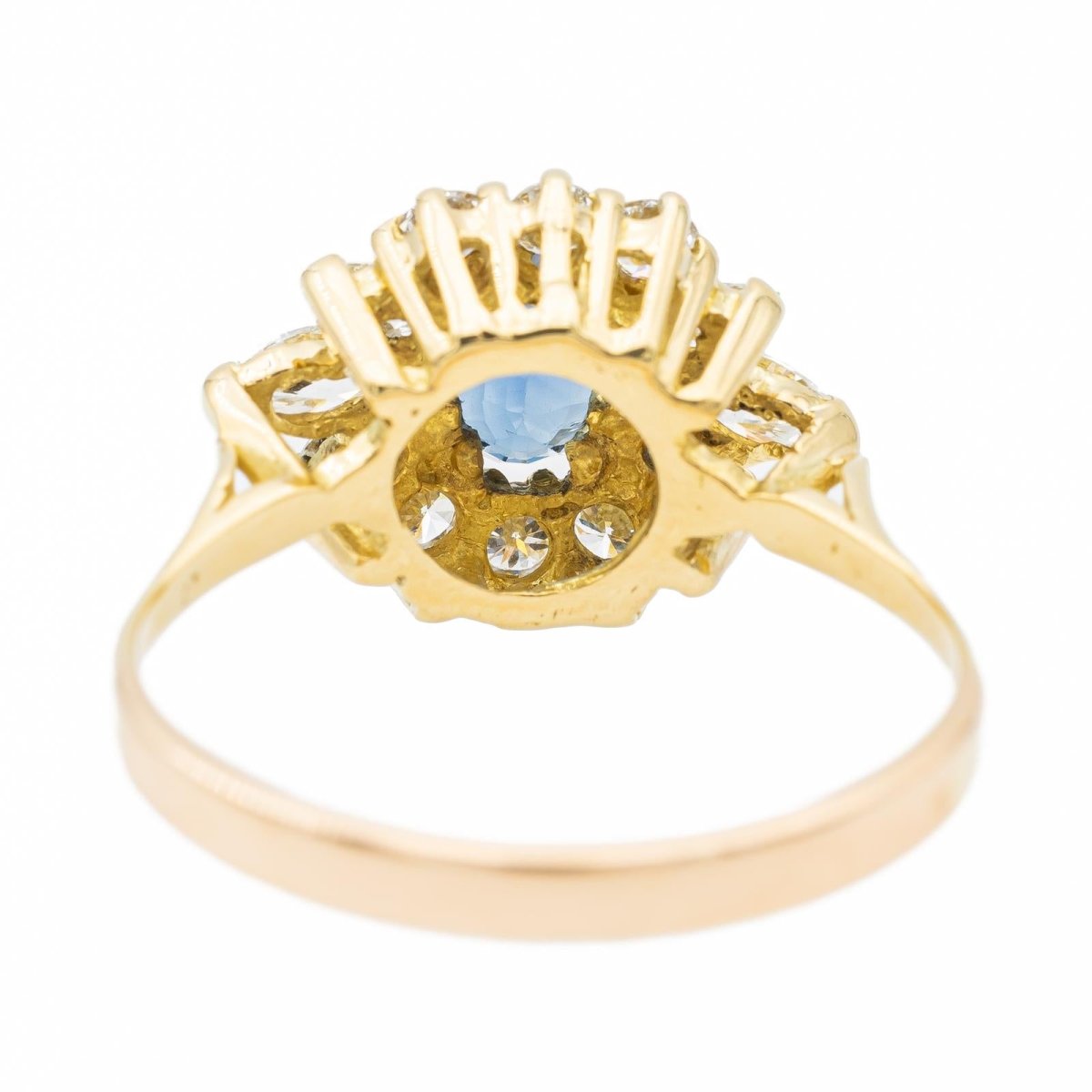 Bague Or jaune Saphir - Castafiore