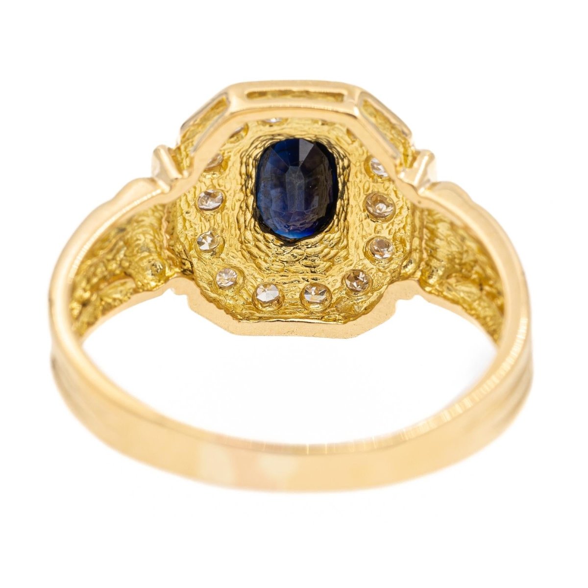 Bague Or jaune Saphir - Castafiore