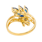 Bague Or jaune Saphir - Castafiore