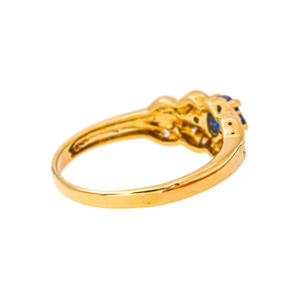 Bague Or jaune Saphir - Castafiore