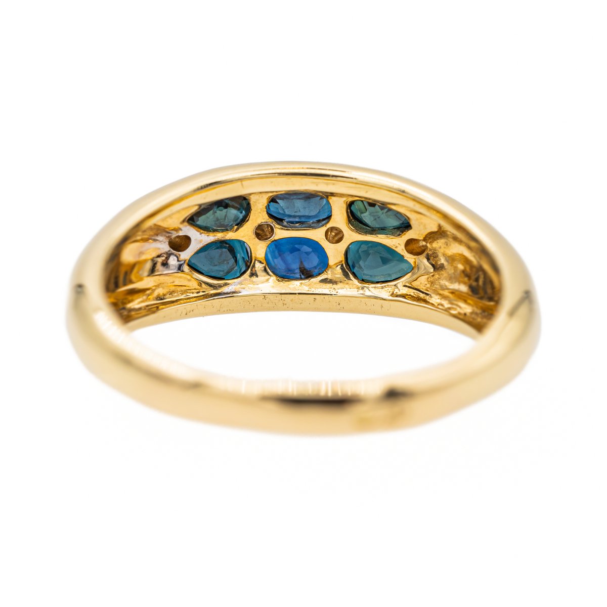 Bague Or jaune Saphir - Castafiore